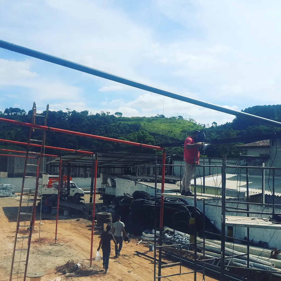 Montagem de Galpão Industrial